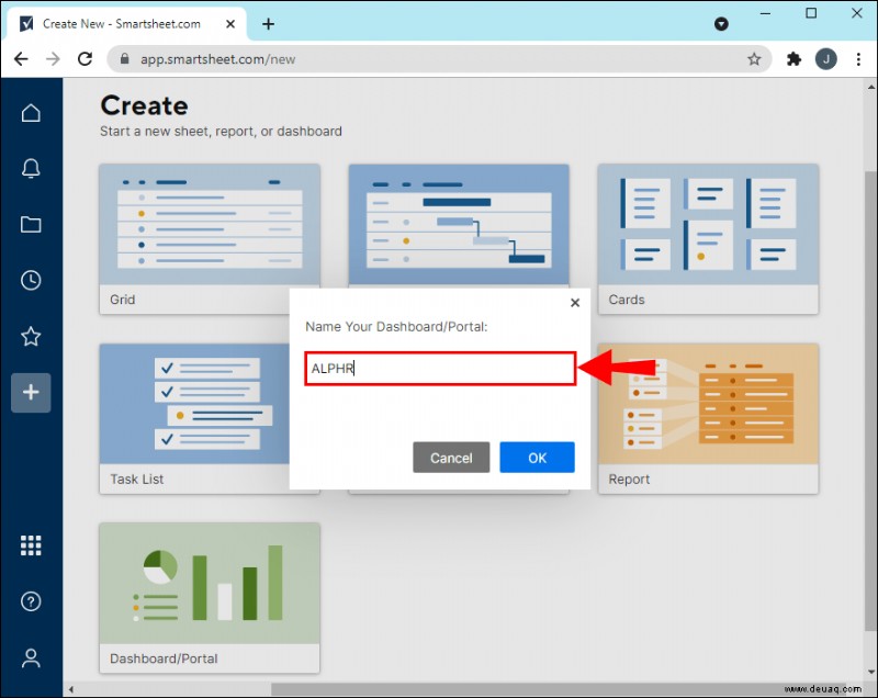 So erstellen Sie ein Dashboard in SmartSheet