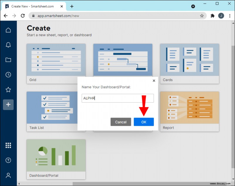 So erstellen Sie ein Dashboard in SmartSheet