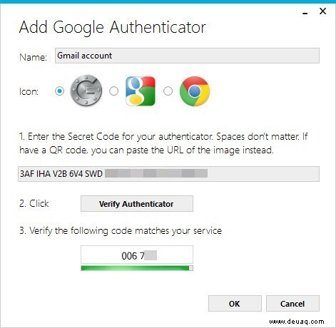 So verwenden Sie Google Authenticator auf Ihrem Desktop