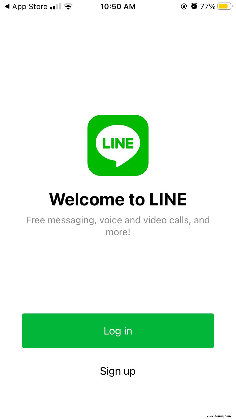 So treten Sie einer Gruppe in der Line-Chat-App bei