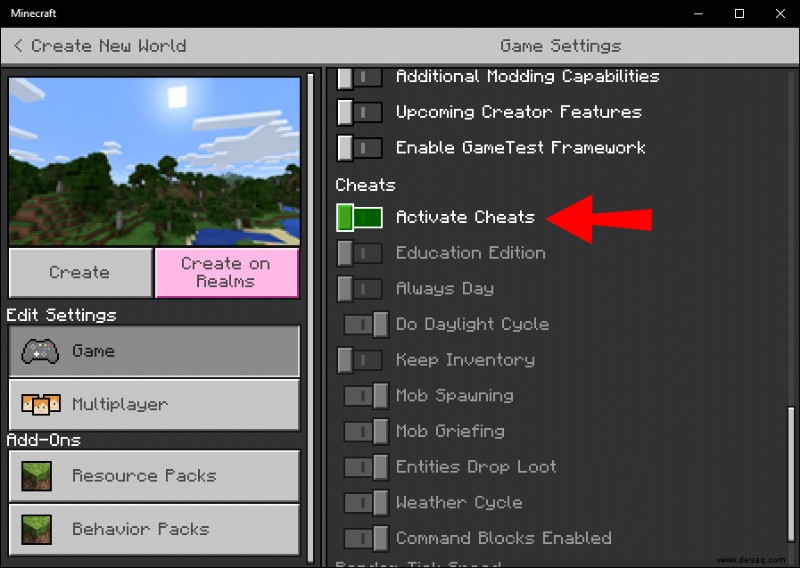 So aktivieren Sie Cheats in Minecraft