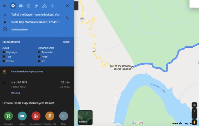 So fügen Sie eine GPX-Datei zu Google Maps hinzu