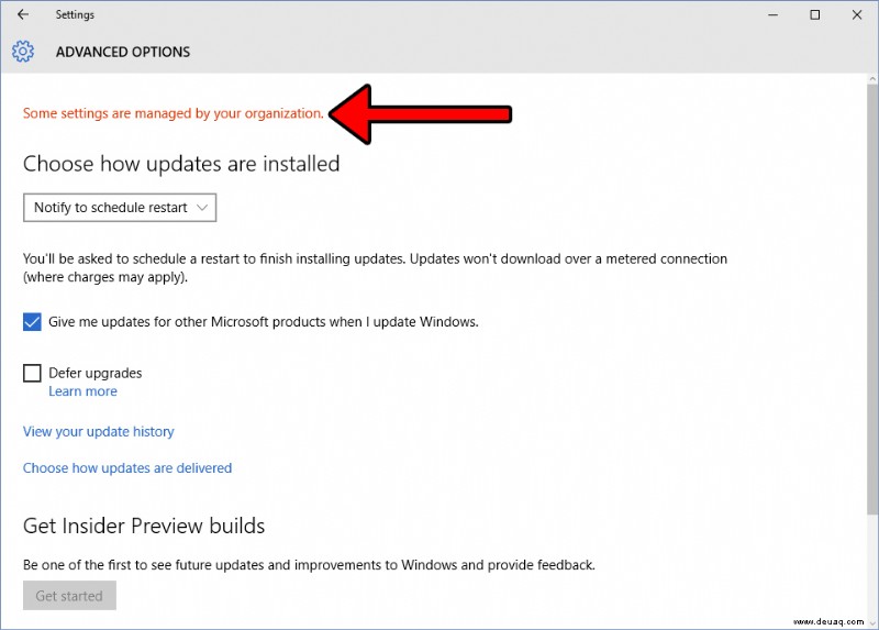 So beheben Sie den Fehler „Einige Einstellungen werden von Ihrer Organisation verwaltet“ in Windows 10