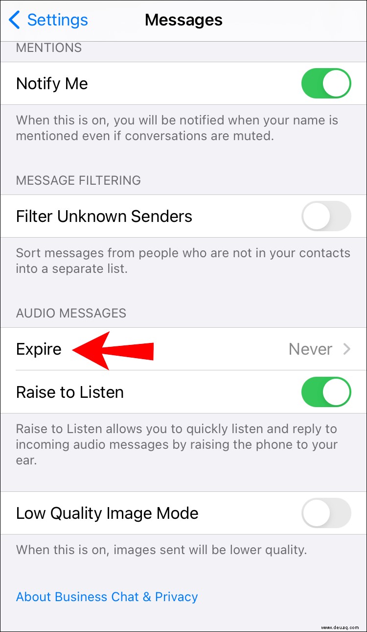 So senden Sie eine Sprachnachricht in iMessage auf einem iPhone