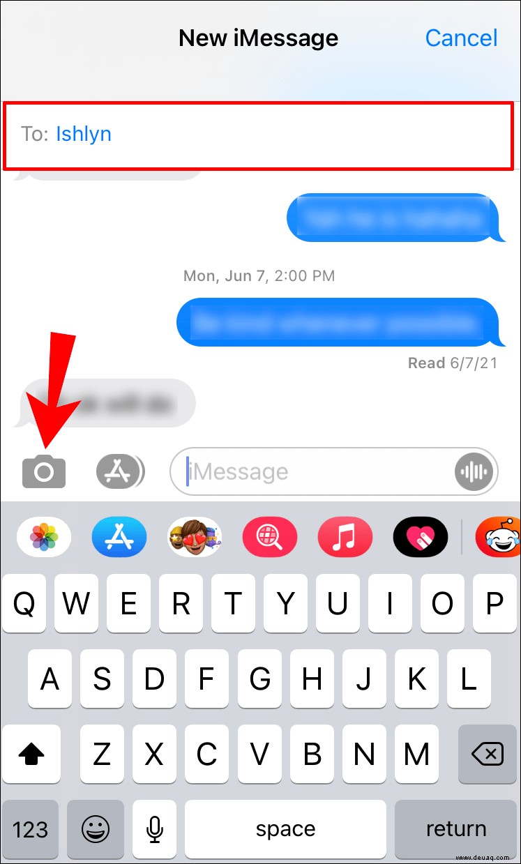 So senden Sie eine Sprachnachricht in iMessage auf einem iPhone