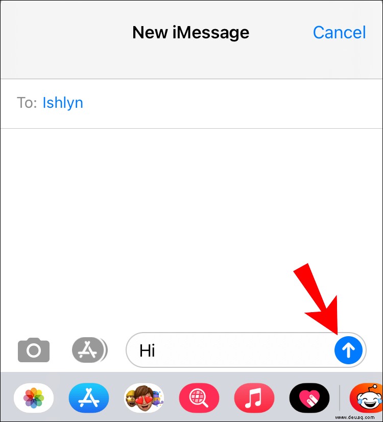 So senden Sie eine Sprachnachricht in iMessage auf einem iPhone