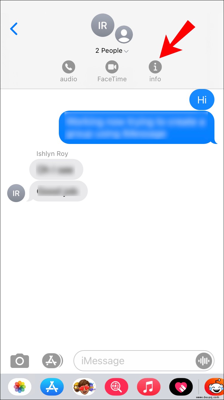 So senden Sie eine Sprachnachricht in iMessage auf einem iPhone