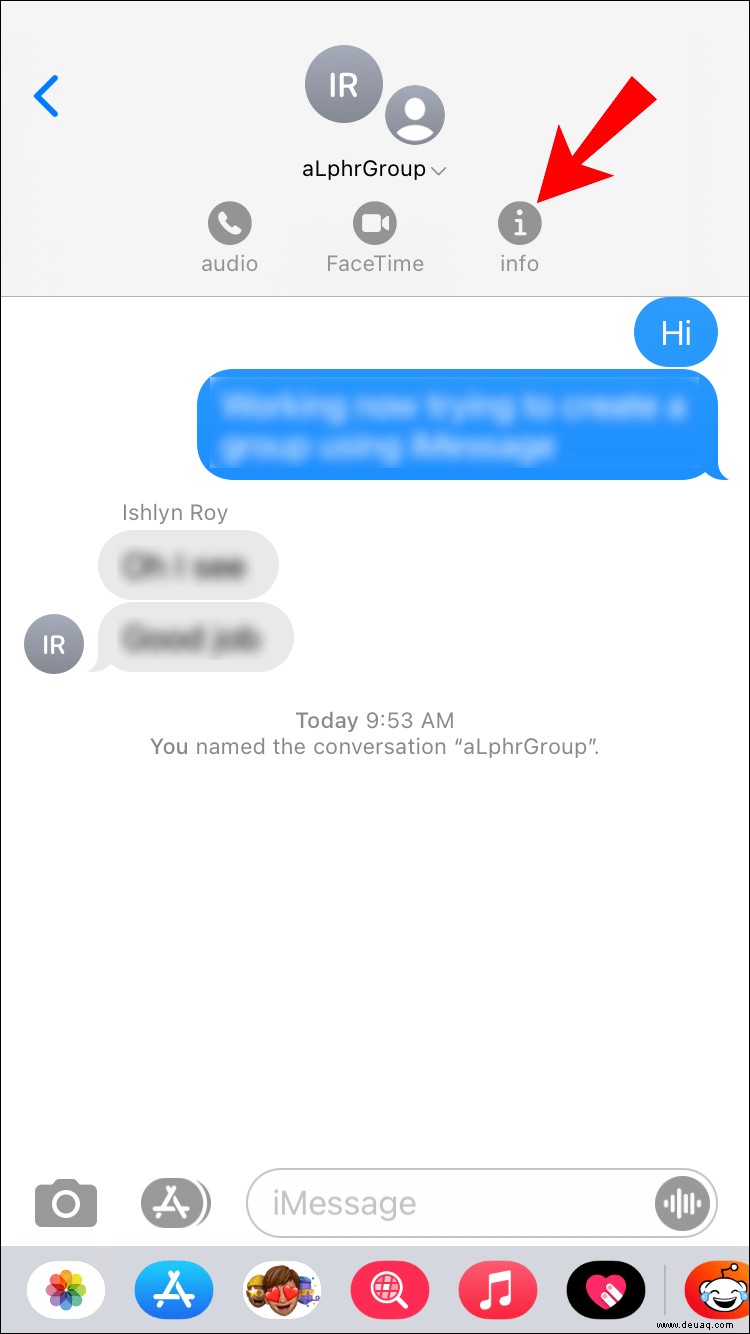 So senden Sie eine Sprachnachricht in iMessage auf einem iPhone