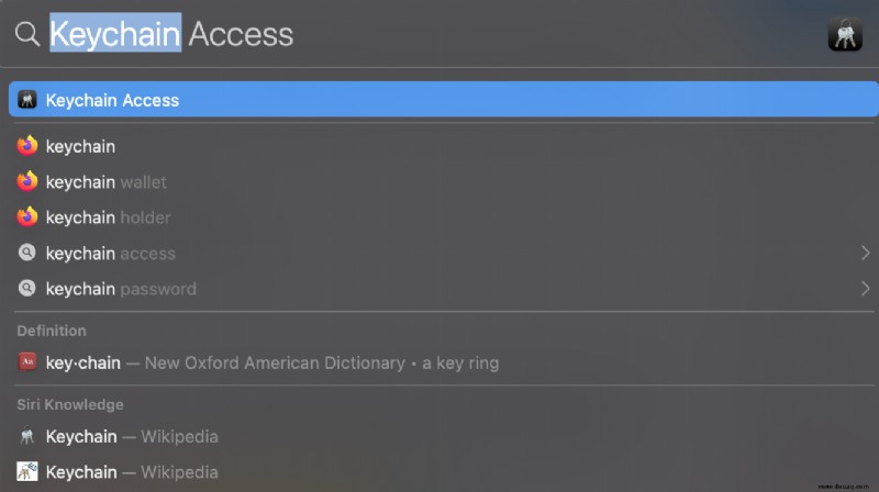 So zeigen Sie gespeicherte Passwörter auf einem Mac an