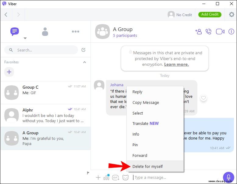 So löschen Sie eine Gruppe auf Viber