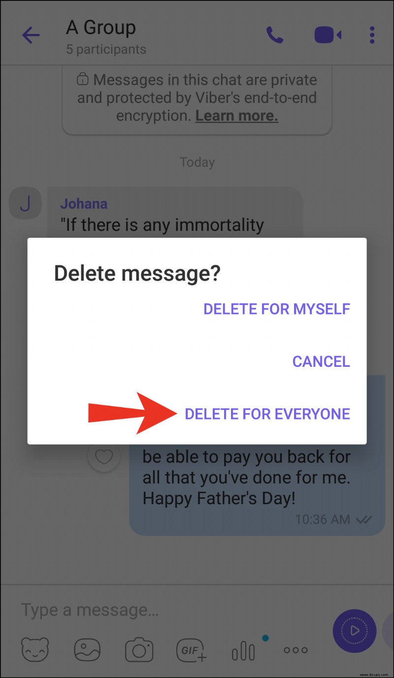So löschen Sie eine Gruppe auf Viber
