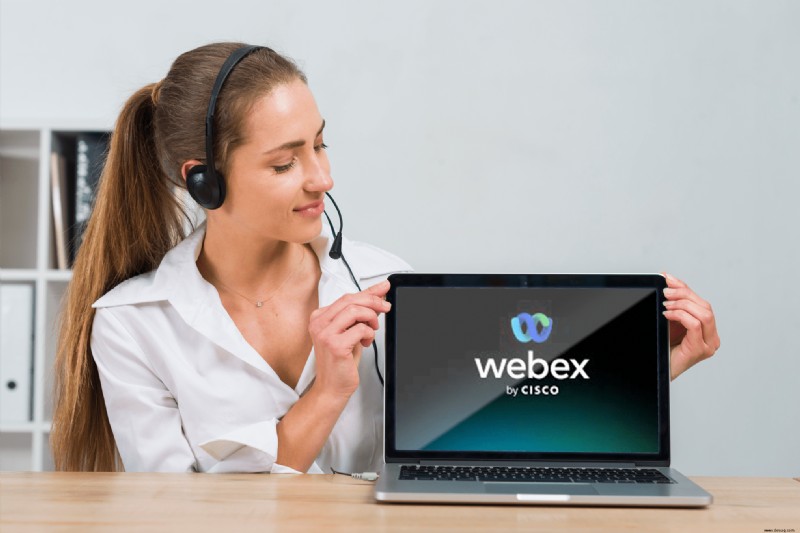 So teilen Sie Videos in Webex