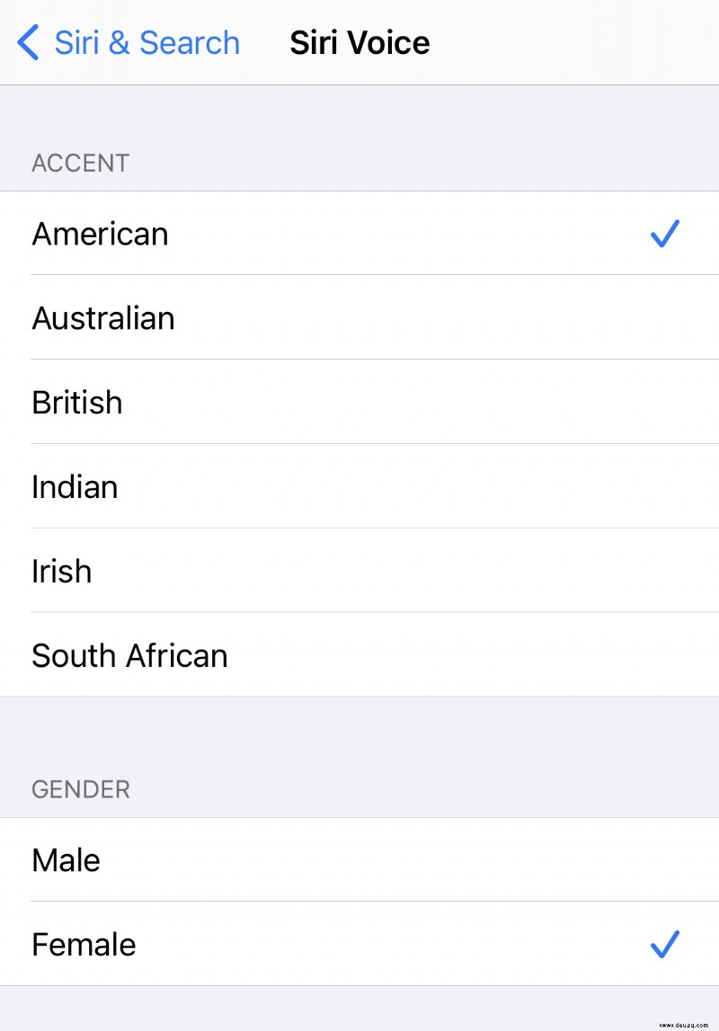 So ändern Sie die Stimme und Sprache von Siri auf dem iPhone
