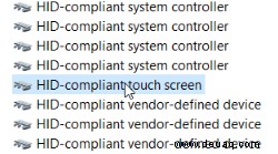 So deaktivieren Sie den Touchscreen in Windows 10