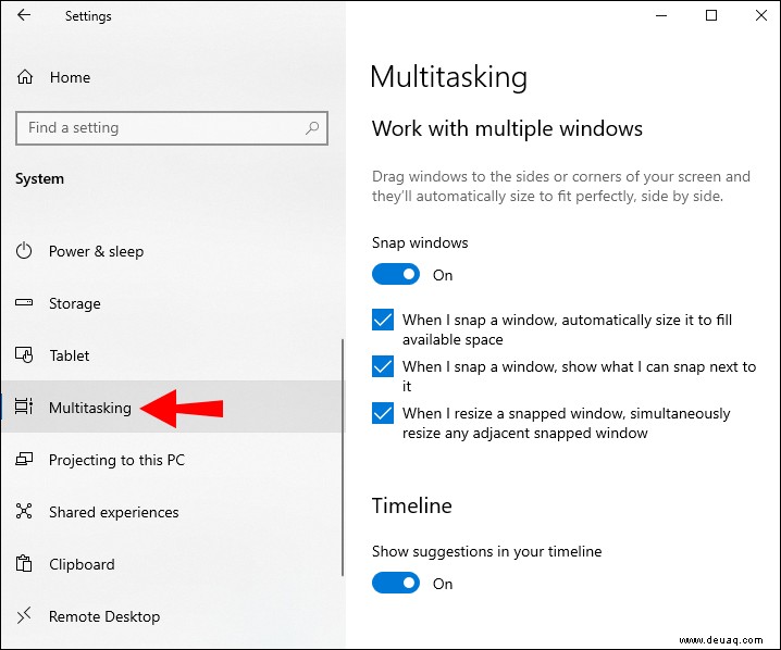 So teilen Sie den Bildschirm in Windows 10