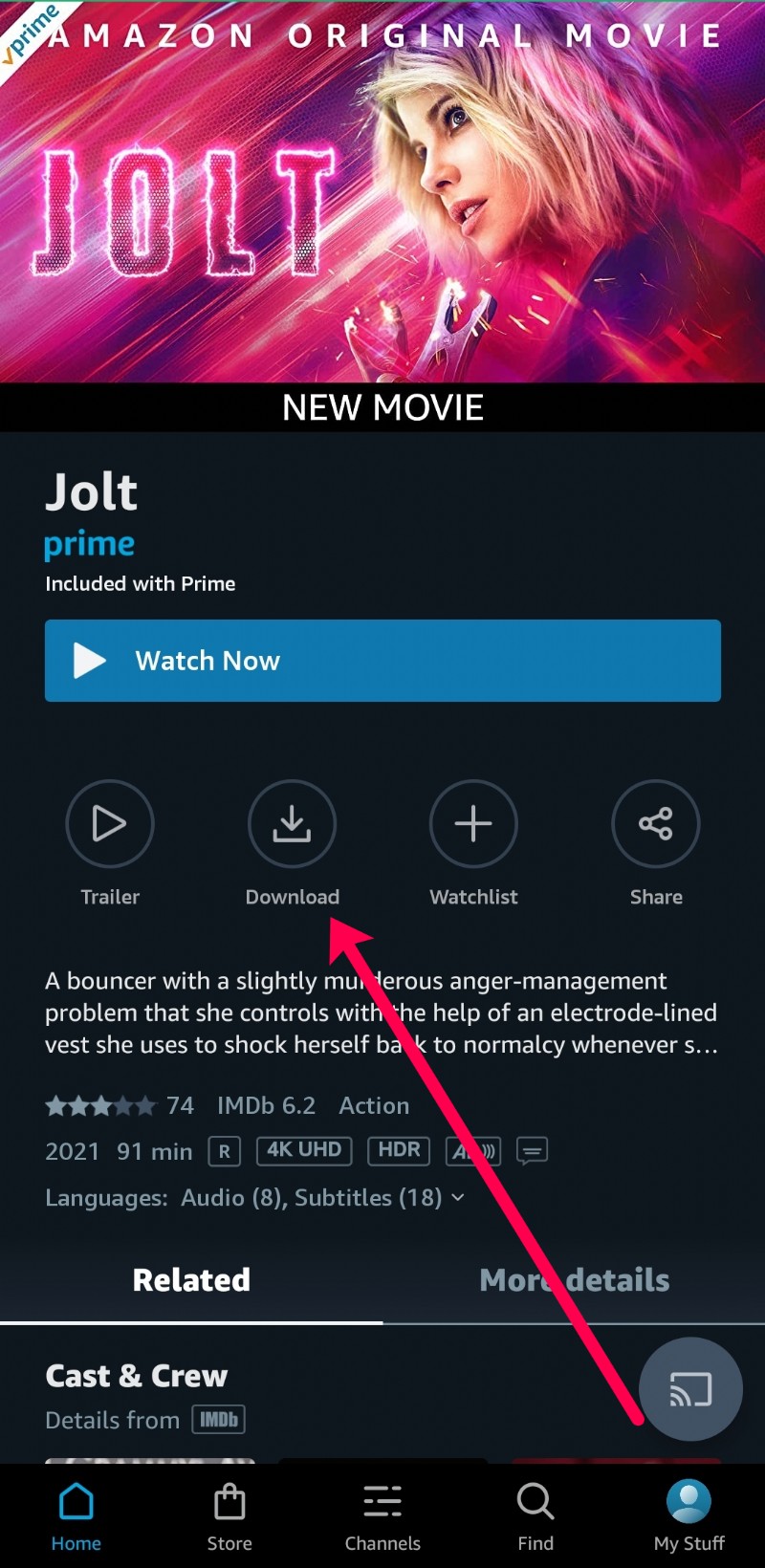 Ansehen von Amazon Prime Video auf Android