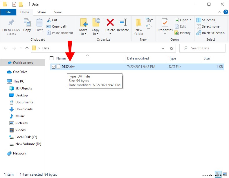 So öffnen Sie eine DAT-Datei in Windows 10