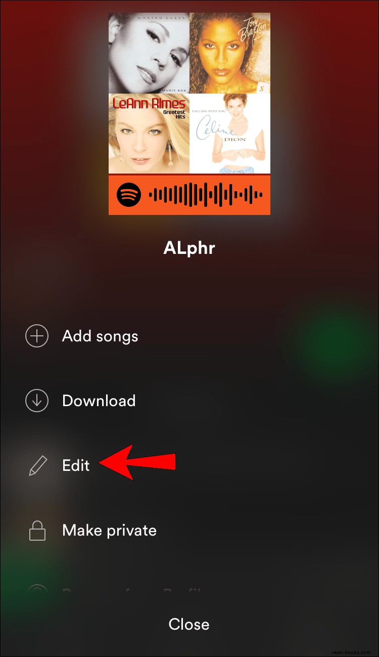 So ändern Sie das Titelbild einer Wiedergabeliste in Spotify