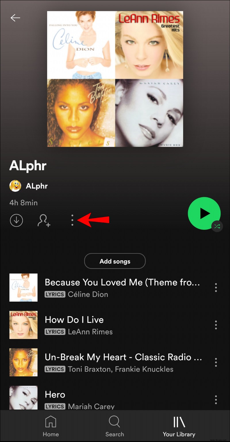 So ändern Sie das Titelbild einer Wiedergabeliste in Spotify