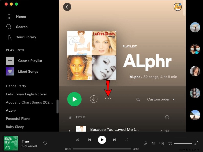 So ändern Sie das Titelbild einer Wiedergabeliste in Spotify