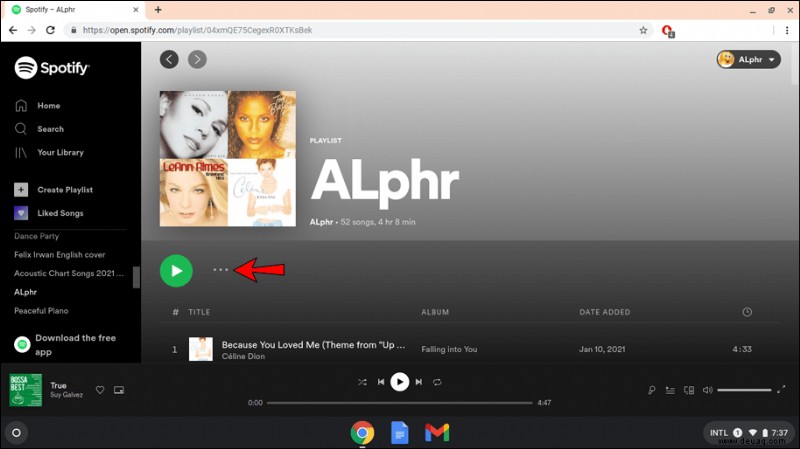 So ändern Sie das Titelbild einer Wiedergabeliste in Spotify