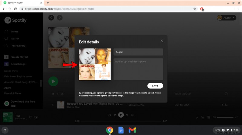 So ändern Sie das Titelbild einer Wiedergabeliste in Spotify