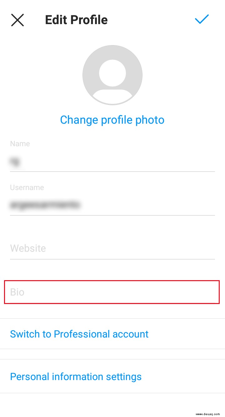 So bearbeiten Sie Ihre Instagram-Bio