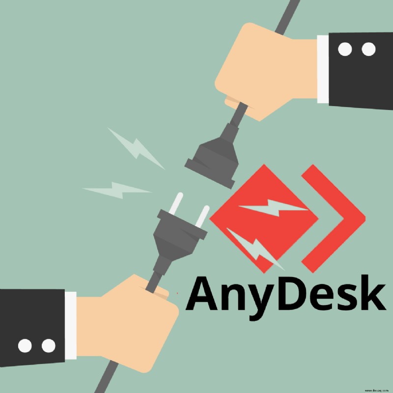 So trennen Sie die Verbindung in AnyDesk