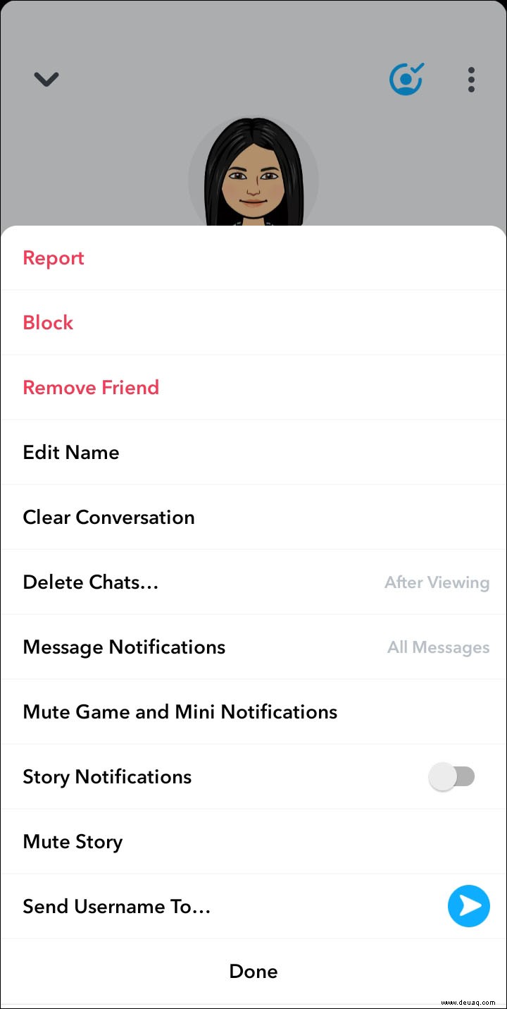 So ändern Sie die Chat-Einstellungen in Snapchat