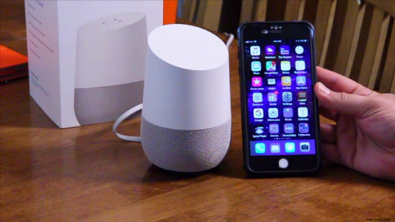 Wie man ein Google Home mit einem iPhone koppelt