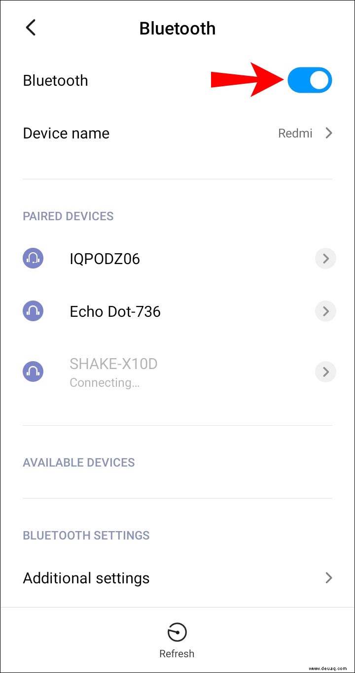 Übertragen von Dateien über Bluetooth zwischen Windows und einem Android-Gerät