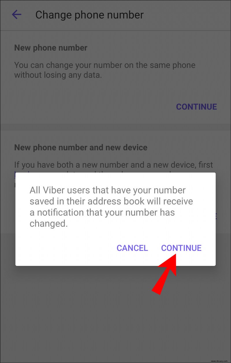 So ändern Sie Ihre Telefonnummer in Viber