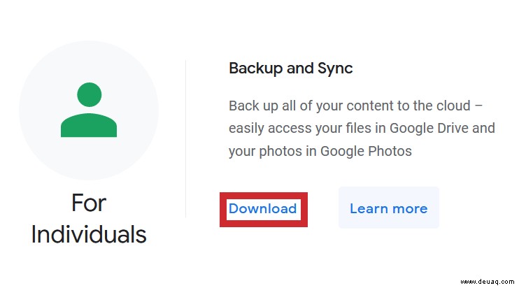 So sichern Sie Fotos automatisch auf Google Drive