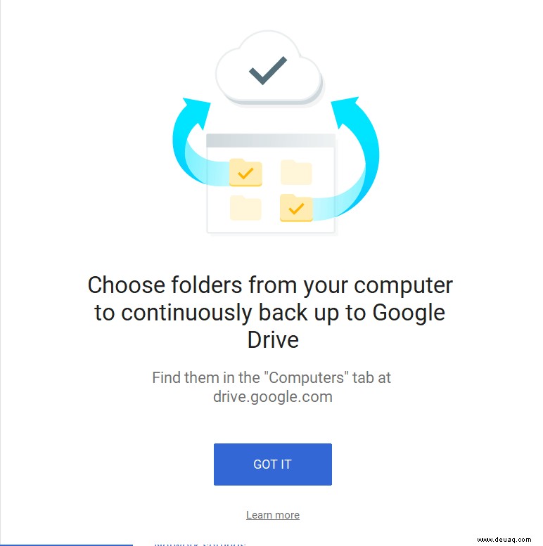 So sichern Sie Fotos automatisch auf Google Drive