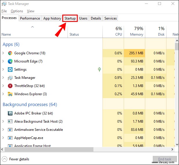 Anzeigen der CPU-Temperatur in Windows 10