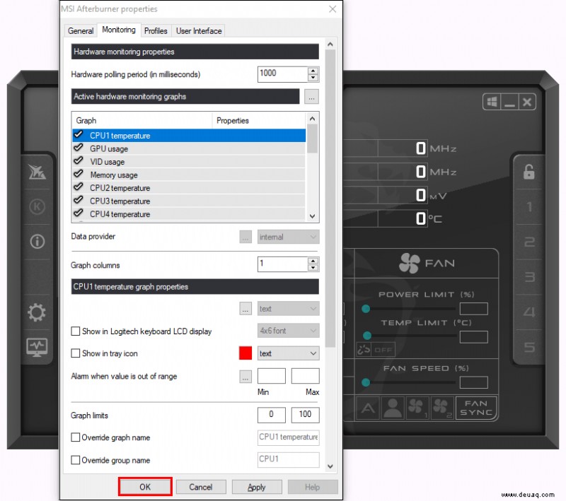 Anzeigen der CPU-Temperatur in Windows 10