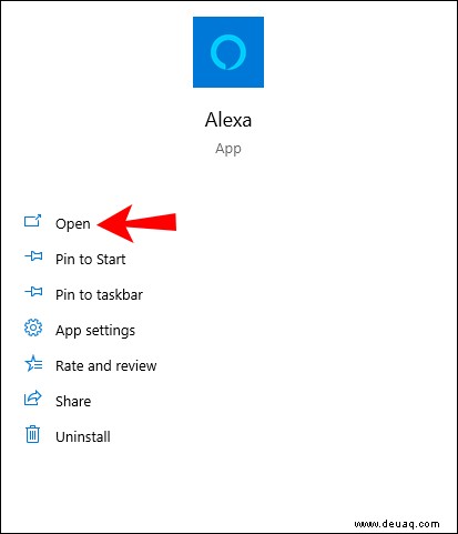 So aktualisieren Sie die Alexa-App auf einem PC