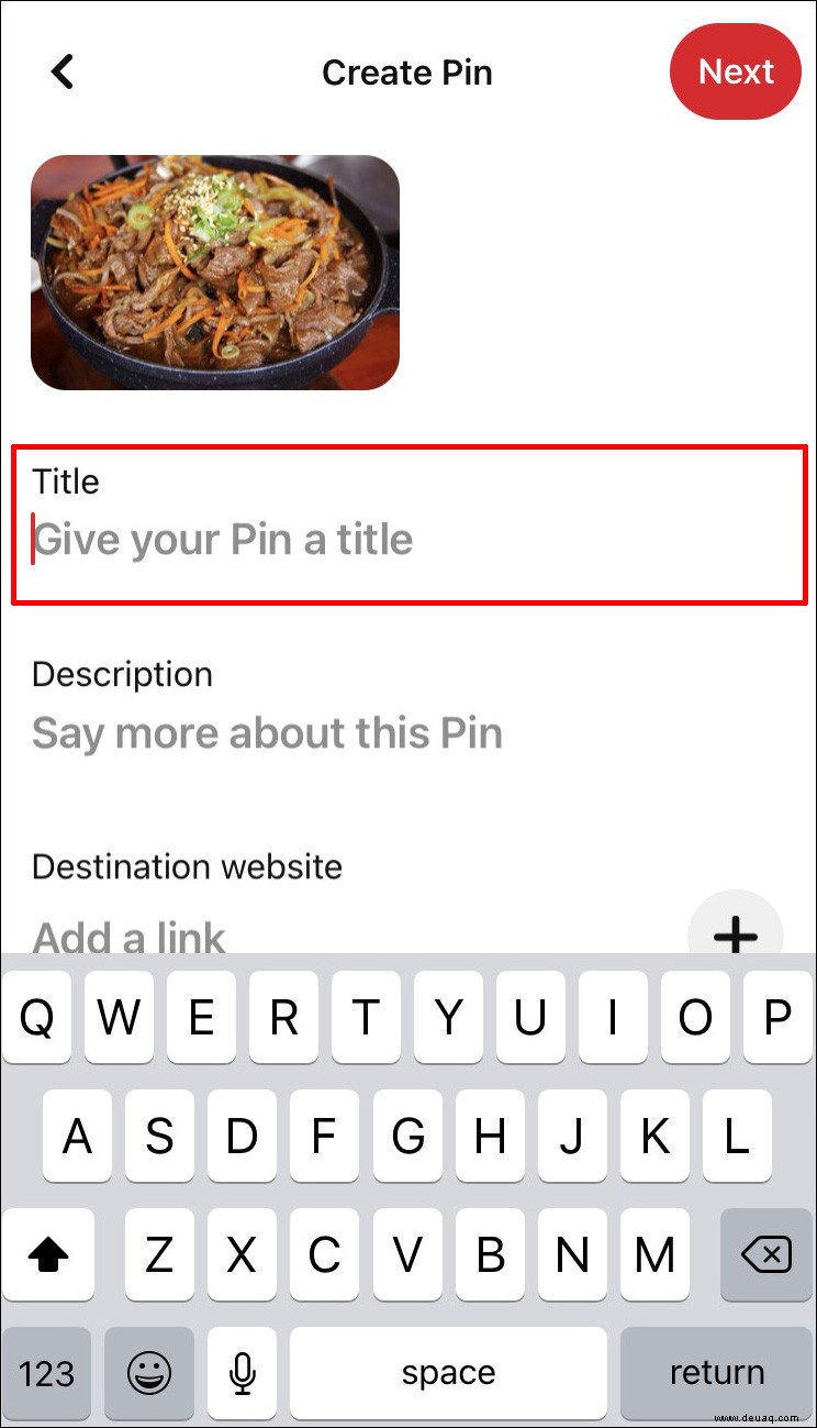 So erstellen Sie einen Pin für Pinterest auf einem PC oder Mobilgerät