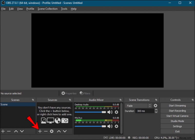 So fügen Sie OBS eine neue Webcam hinzu