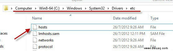 Verwalten der Hosts-Datei in Windows 10