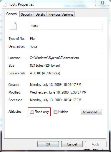 Verwalten der Hosts-Datei in Windows 10