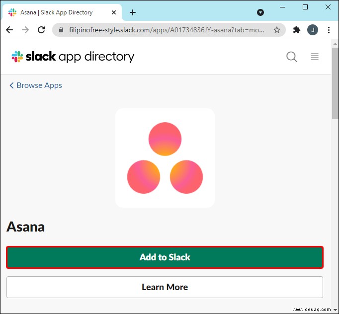 So integrieren Sie Asana mit Slack