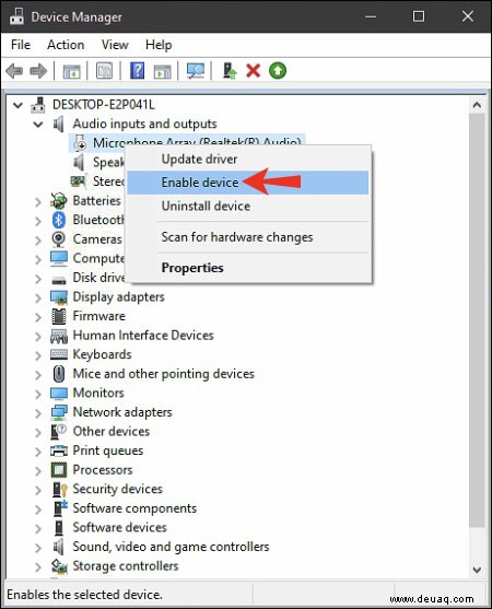 So ändern Sie das Standardmikrofon in Windows 10