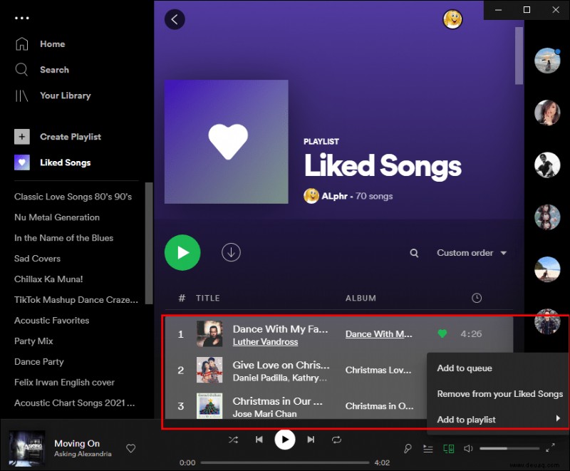 So löschen Sie beliebte Songs in der Spotify-App