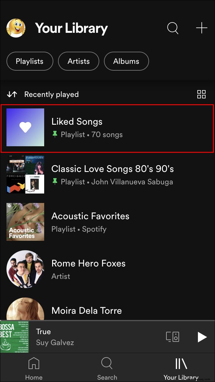 So löschen Sie beliebte Songs in der Spotify-App