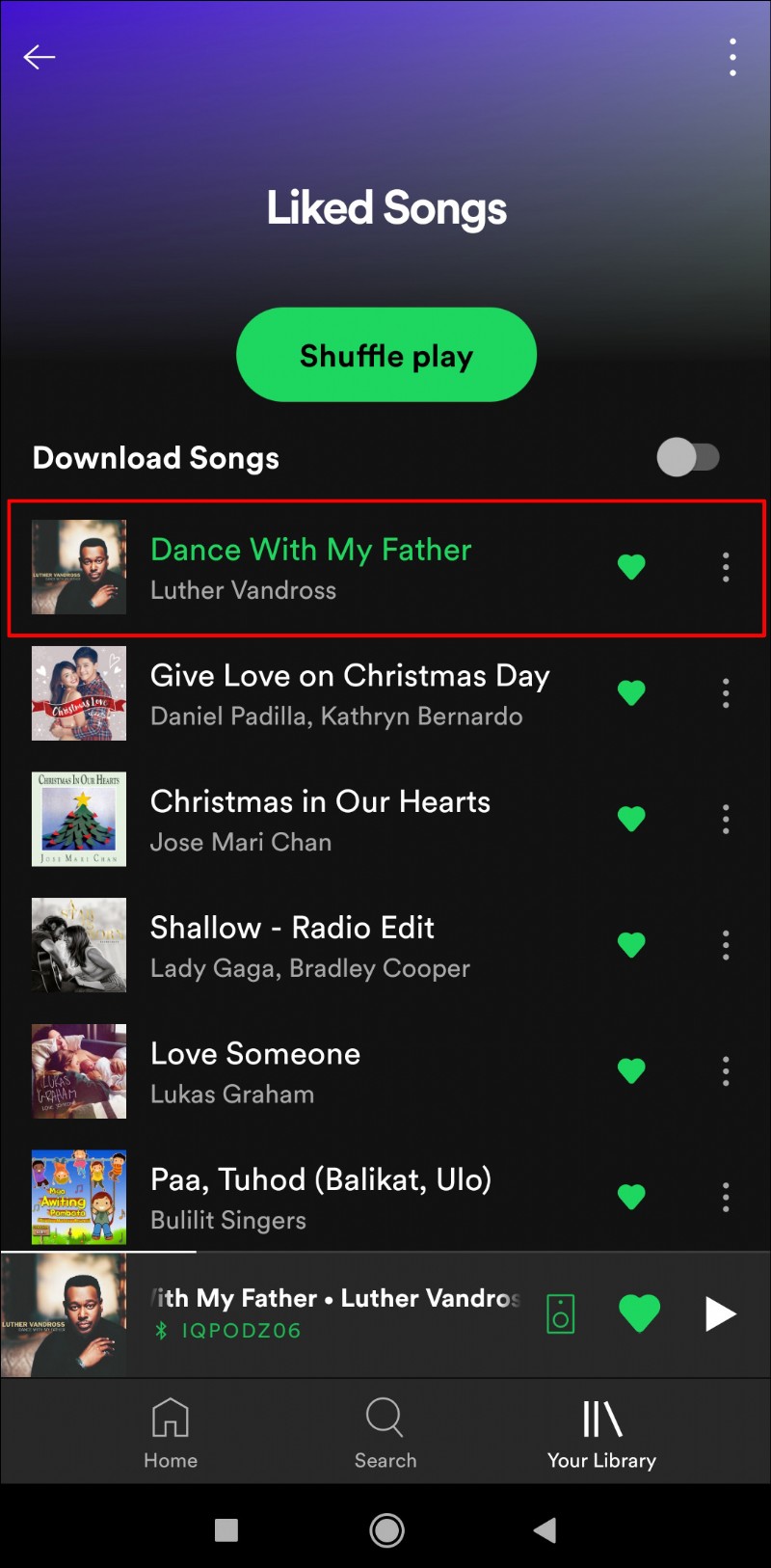 So löschen Sie beliebte Songs in der Spotify-App