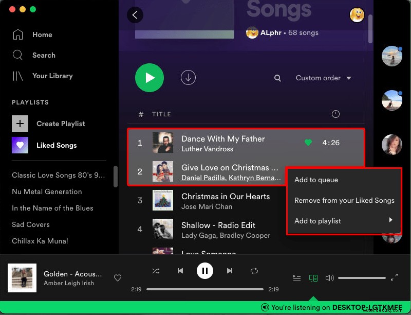 So löschen Sie beliebte Songs in der Spotify-App