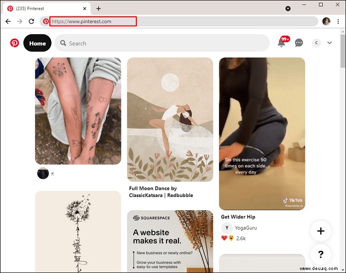 So löschen Sie alle Pins in Pinterest