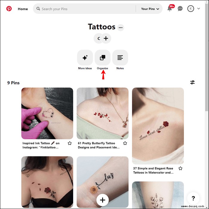 So löschen Sie alle Pins in Pinterest