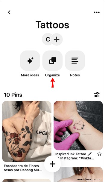 So löschen Sie alle Pins in Pinterest